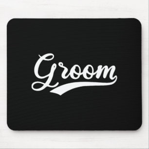 Matching Ready Bride and Groom Wedding Gro Mousepad