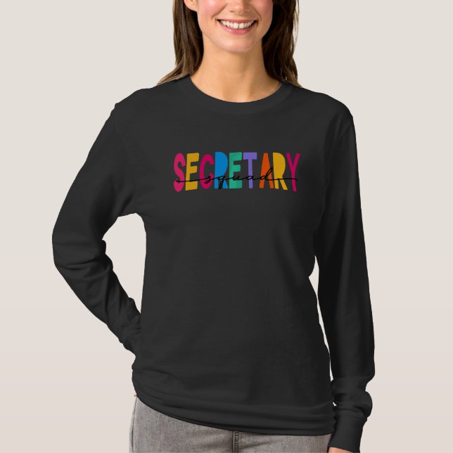 Matching Secretary Squad oder Team zurück in die S T-Shirt (Vorderseite)