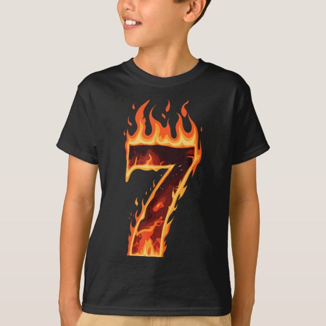 Matching Six Seven Flaming Ice Funny Meme 67 Coupl T-Shirt (Vorderseite)