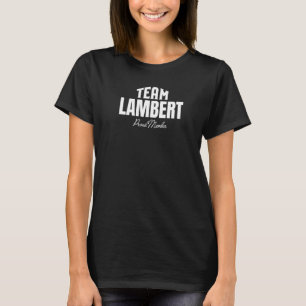 Matching Team Lambert Proud Mitglied Lambert Famil T-Shirt
