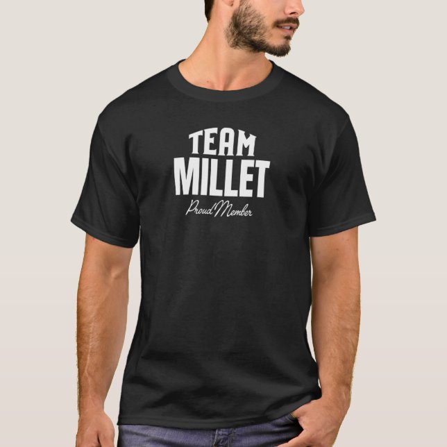 Matching Team Millet Proud Member Millet Family T-Shirt (Vorderseite)