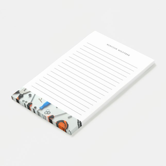 Matching Tools Handyman | Liniert Post-it Klebezettel (angewinkelt)