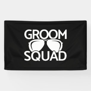 Matching Trauzeuge Group Bachelor Party Squad Banner
