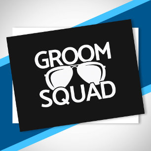 Matching Trauzeuge Group Bachelor Party Squad Postkarte
