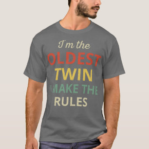 Matching Twins Oldwest Twin I mache die Regeln III T-Shirt
