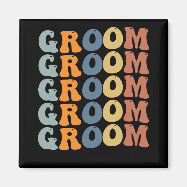 Matching - Vorbereitung für Braut und Hochzeitsgar Magnet (Vorne)