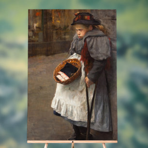 Matchstick Girl Poor Street Urchin Urban Poverty Acrylschild