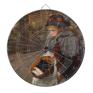 Matchstick Girl Poor Street Urchin Urban Poverty Dartscheibe