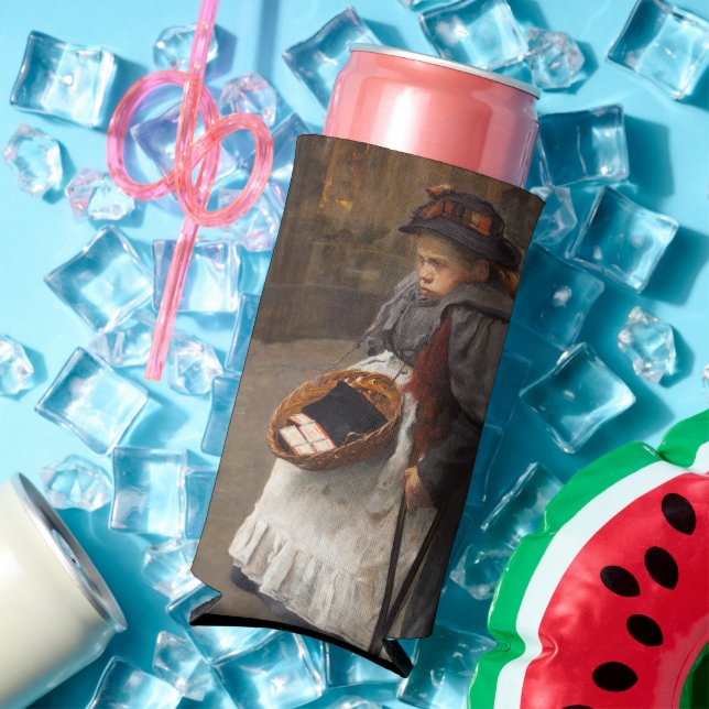 Matchstick Girl Poor Street Urchin Urban Poverty Selters Dosenkühler (In Situ Sommer)