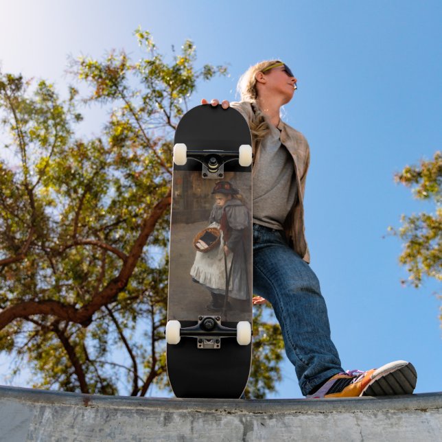 Matchstick Girl Poor Street Urchin Urban Poverty Skateboard (Außenbereich 1)