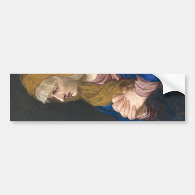 Mater Dolorosa (Jungfrau Maria) (Mutter der Trauer Autoaufkleber (Vorne)