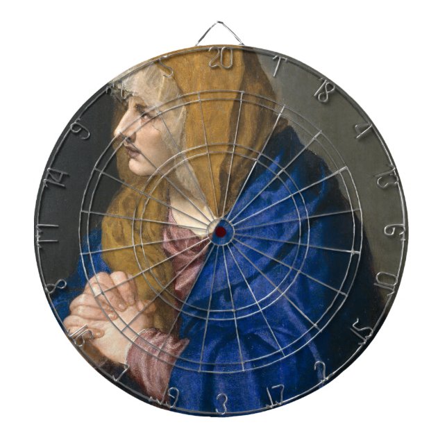 Mater Dolorosa (Jungfrau Maria) (Mutter der Trauer Dartscheibe (vorne)