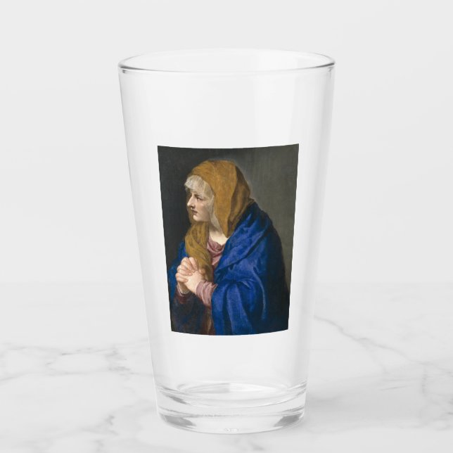 Mater Dolorosa (Jungfrau Maria) (Mutter der Trauer Glas (Vorderseite)