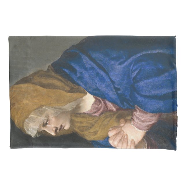 Mater Dolorosa (Jungfrau Maria) (Mutter der Trauer Kissenbezug (Vorderseite-Links)
