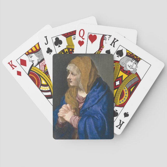 Mater Dolorosa (Jungfrau Maria) (Mutter der Trauer Spielkarten (Rückseite)
