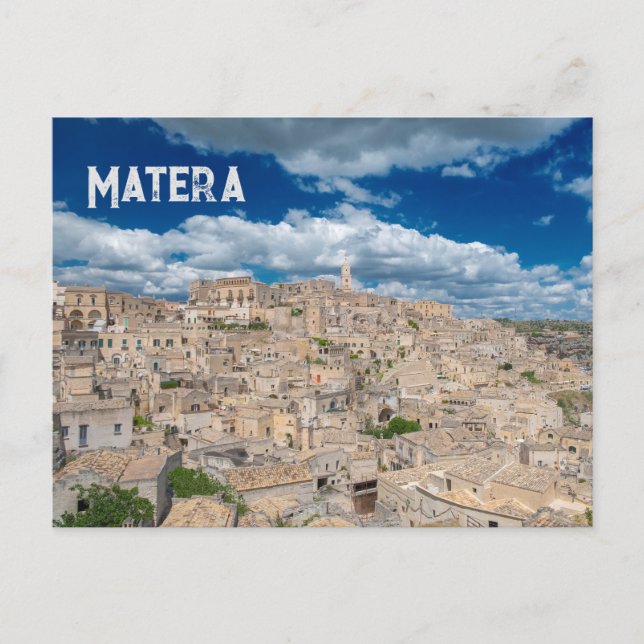 Matera Basilicata Italien Postkarte (Vorderseite)