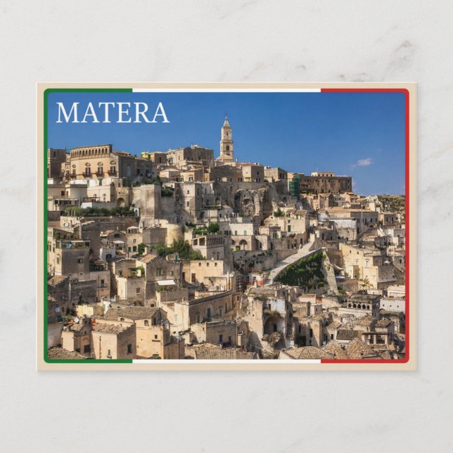 Matera - Italien Postkarte (Vorderseite)