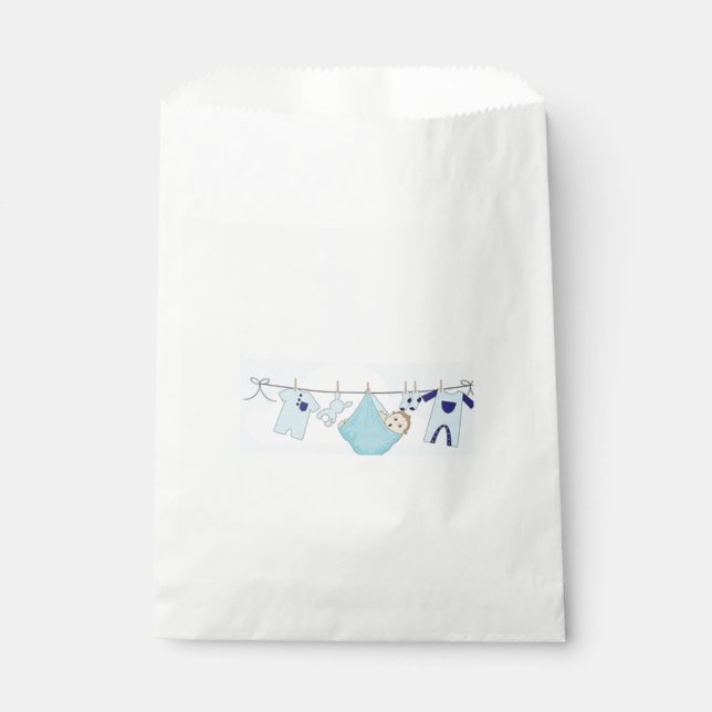 MATERIAL DES BABY-SHOWER/PARTY GESCHENKTÜTCHEN (Vorderseite)