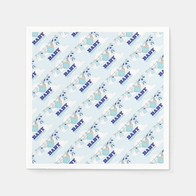 MATERIAL DES BABY-SHOWER/PARTY SERVIETTE (Vorderseite)