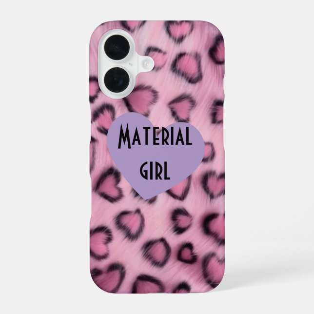 Material girl iPhone 16 phone cases iPhone 16 Hülle (Rückseite)
