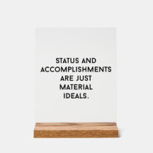 Material Ideale Akryllisches Zeichen