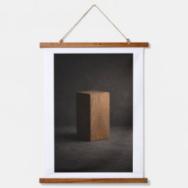 Material Presence Wandteppich Mit Holzrahmen