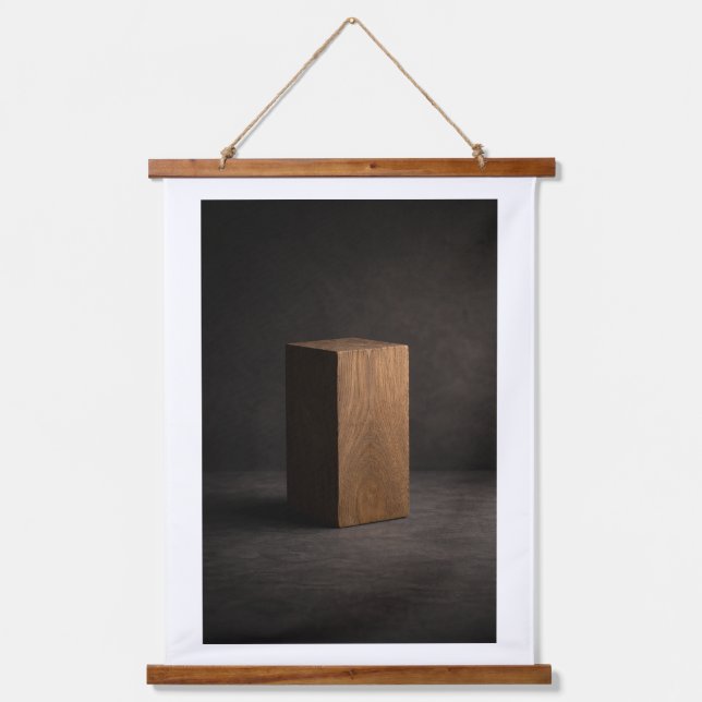 Material Presence Wandteppich Mit Holzrahmen (Vorderseite)