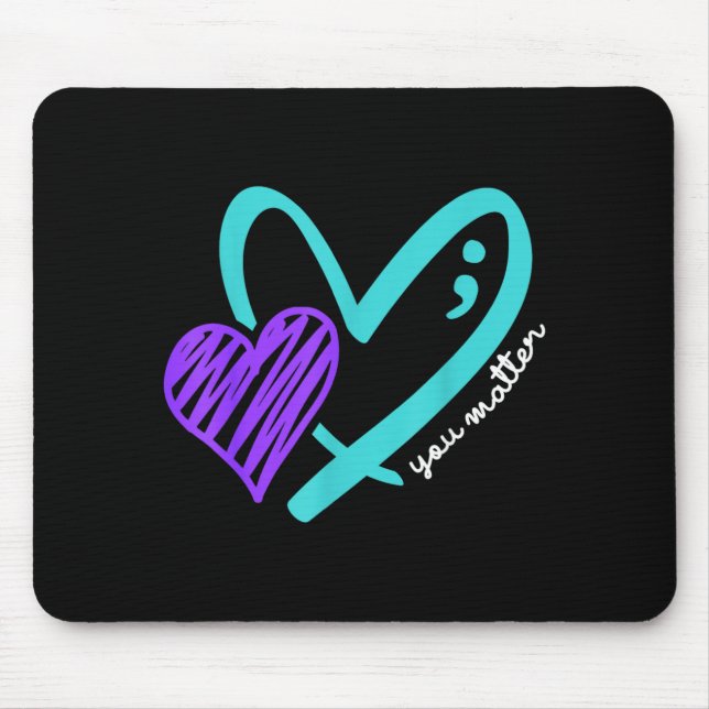 Materie Lass die Geschichte nicht enden Bewusstsei Mousepad (Vorne)