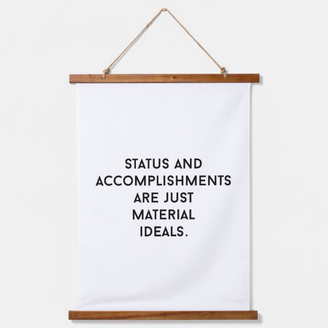 Materielle Ideale Holztäfelung Wandteppich Mit Holzrahmen (Vorderseite)