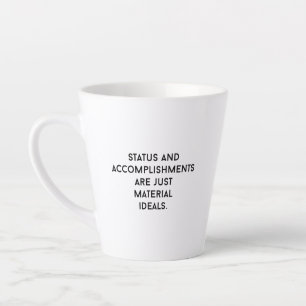 Materielle Ideale Latte Tasse