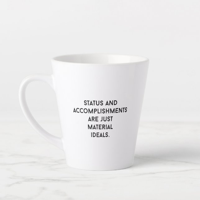 Materielle Ideale Latte Tasse (Links)