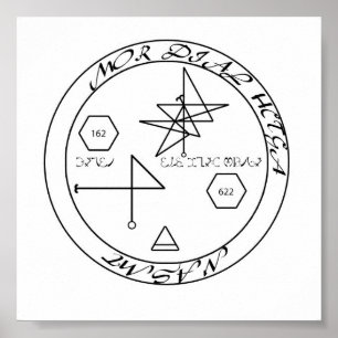 Materieller Erfolg Enochian Sigil Poster