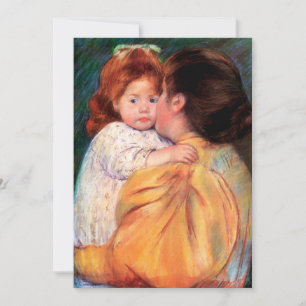 Maternal Kiss   Mary Cassatt Card
