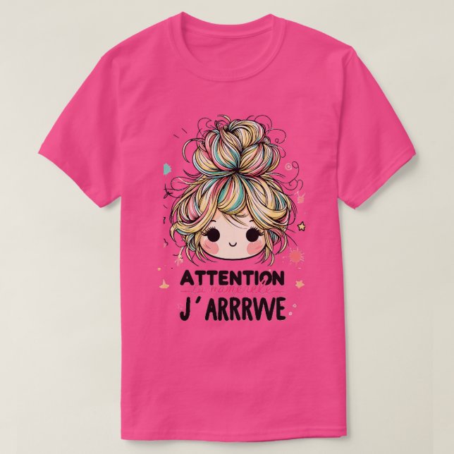 Maternelle Enfant Aufmerksamkeit La Maternelle Jar T-Shirt (Design vorne)