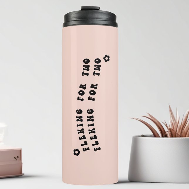 Maternity Gym Workout Fitness Mama zu Schwangersch Thermosbecher (pregnancy announcement pregnancy reveal pregnant mom gym workout thermal thumbler gift for mom to be)