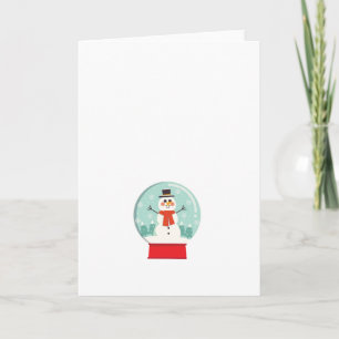 Maternity Snow Globe Snowmen Schwangerschaft Babyd Ankündigung