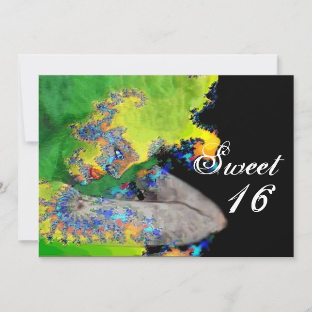 MATERVIBRATIONEN ,Sweet 16 Birthday Party Einladung (Vorderseite)