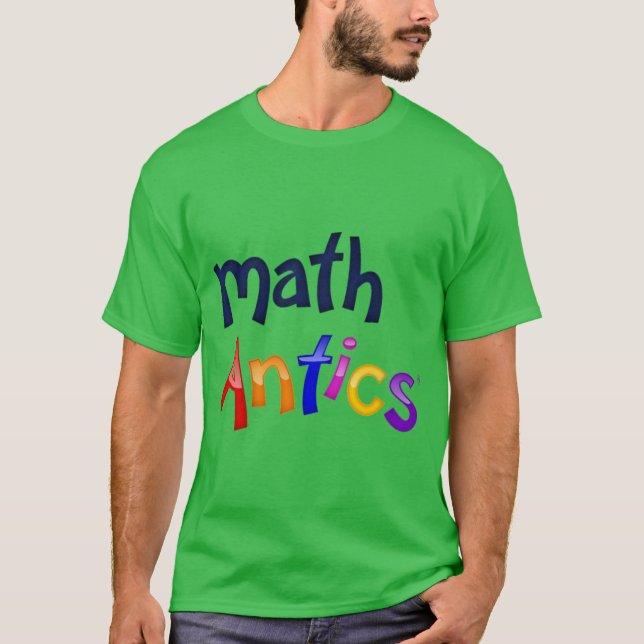 Math Antics Colorful Logo T-Shirt (Vorderseite)