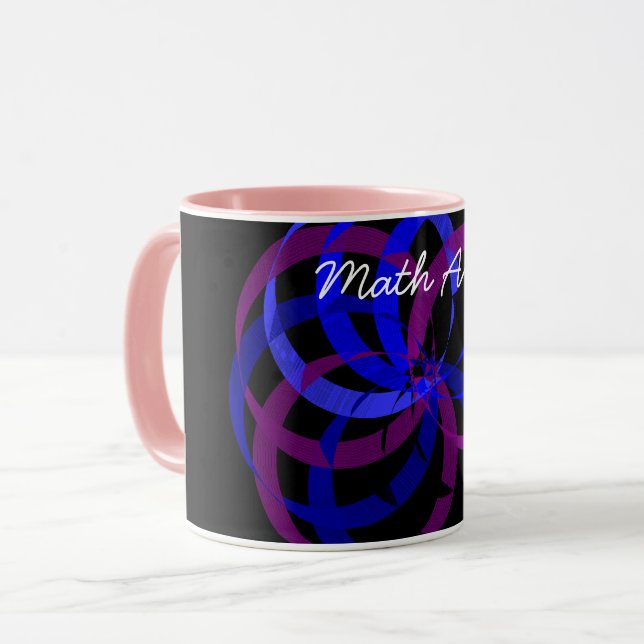 Math Art Ring Coffee Tasse (Vorderseite Links)