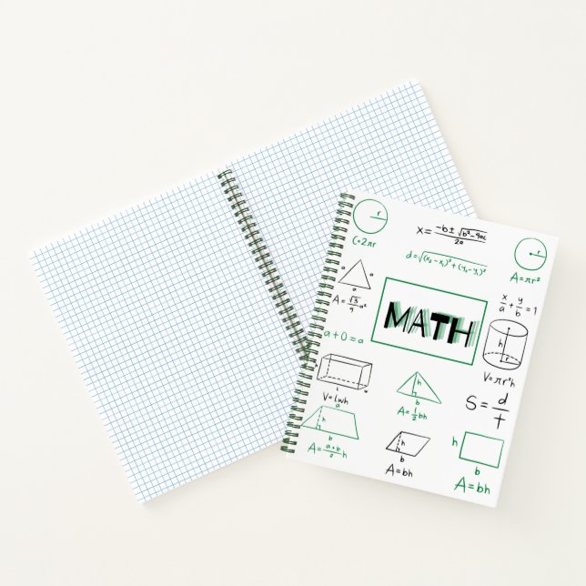 Math Betreff Graphics Notizbuch (Innenseite)