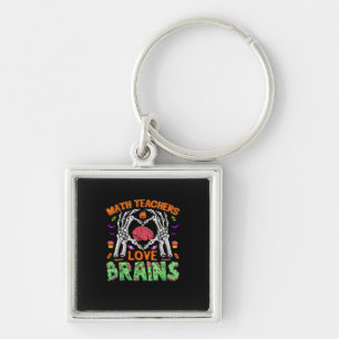Math Brain Heart Skeleton Hand Zombie Halloween Schlüsselanhänger
