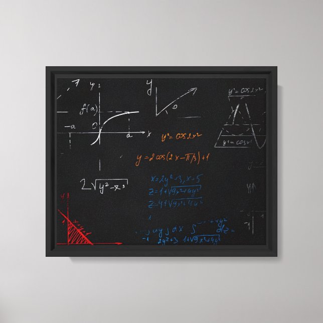 Math Canvas Print Leinwanddruck (Vorderseite)