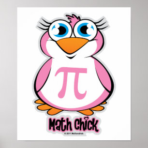 Math Chick Poster