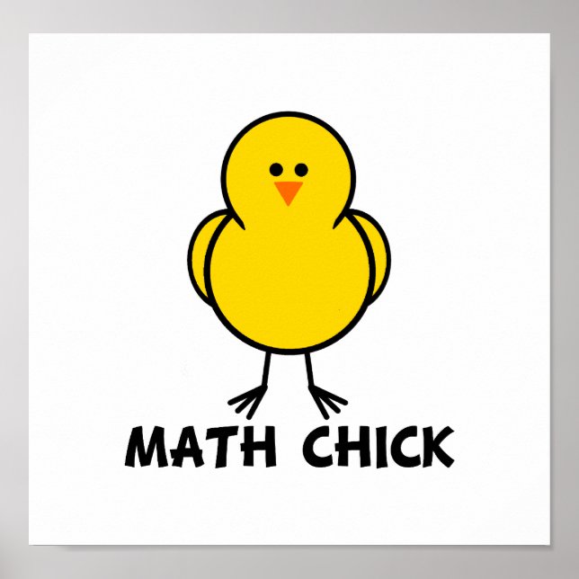Math Chick Poster (Vorne)