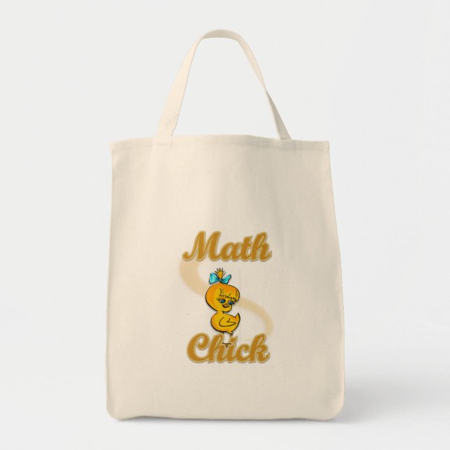 Math Chick Tragetasche (Vorne)