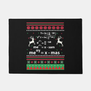 MATH CHRISTMAS FUßMATTE