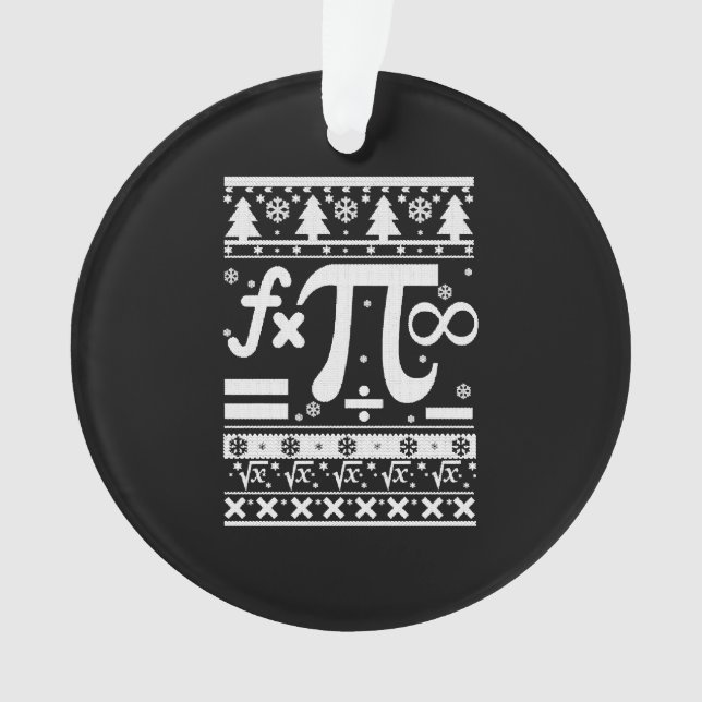 Math Christmas Ornament (Vorderseite)