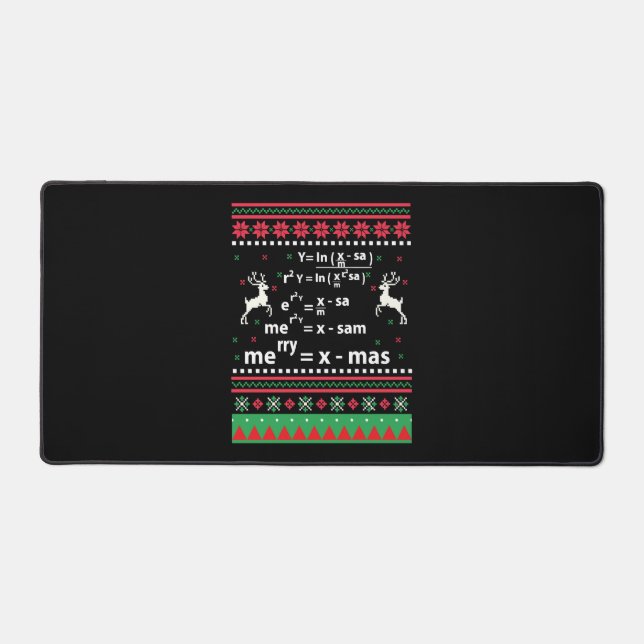 MATH CHRISTMAS SCHREIBTISCHUNTERLAGE (Vorderseite)