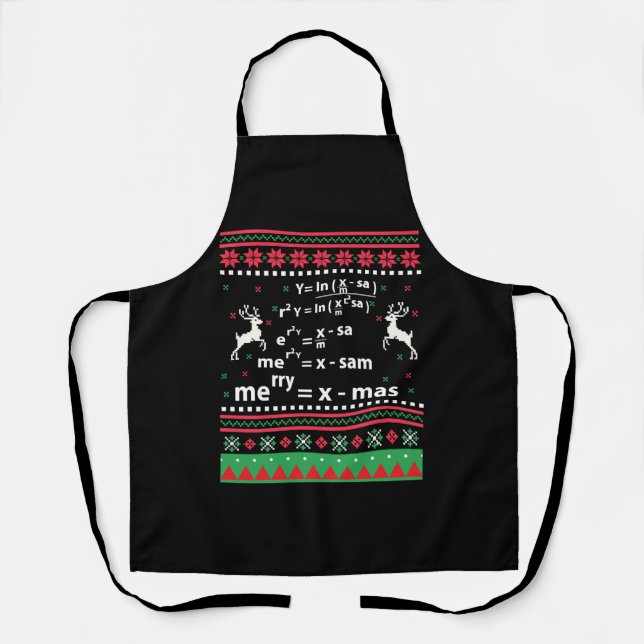 MATH CHRISTMAS SCHÜRZE (Vorderseite)