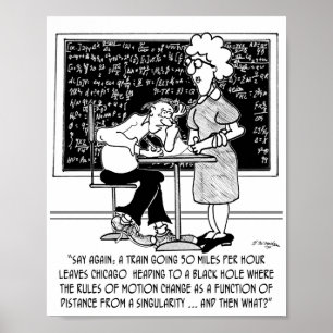 Math Class Cartoon 9478 Poster